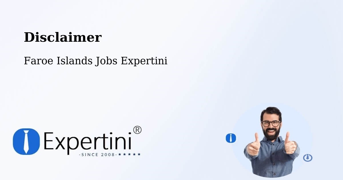 Disclaimer – Hov - Faroe Islands Jobs Expertini